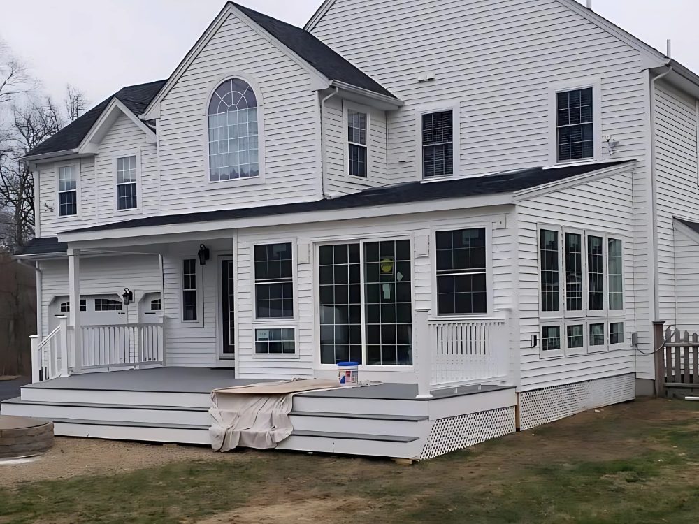A deck that handles 25 New England winters.