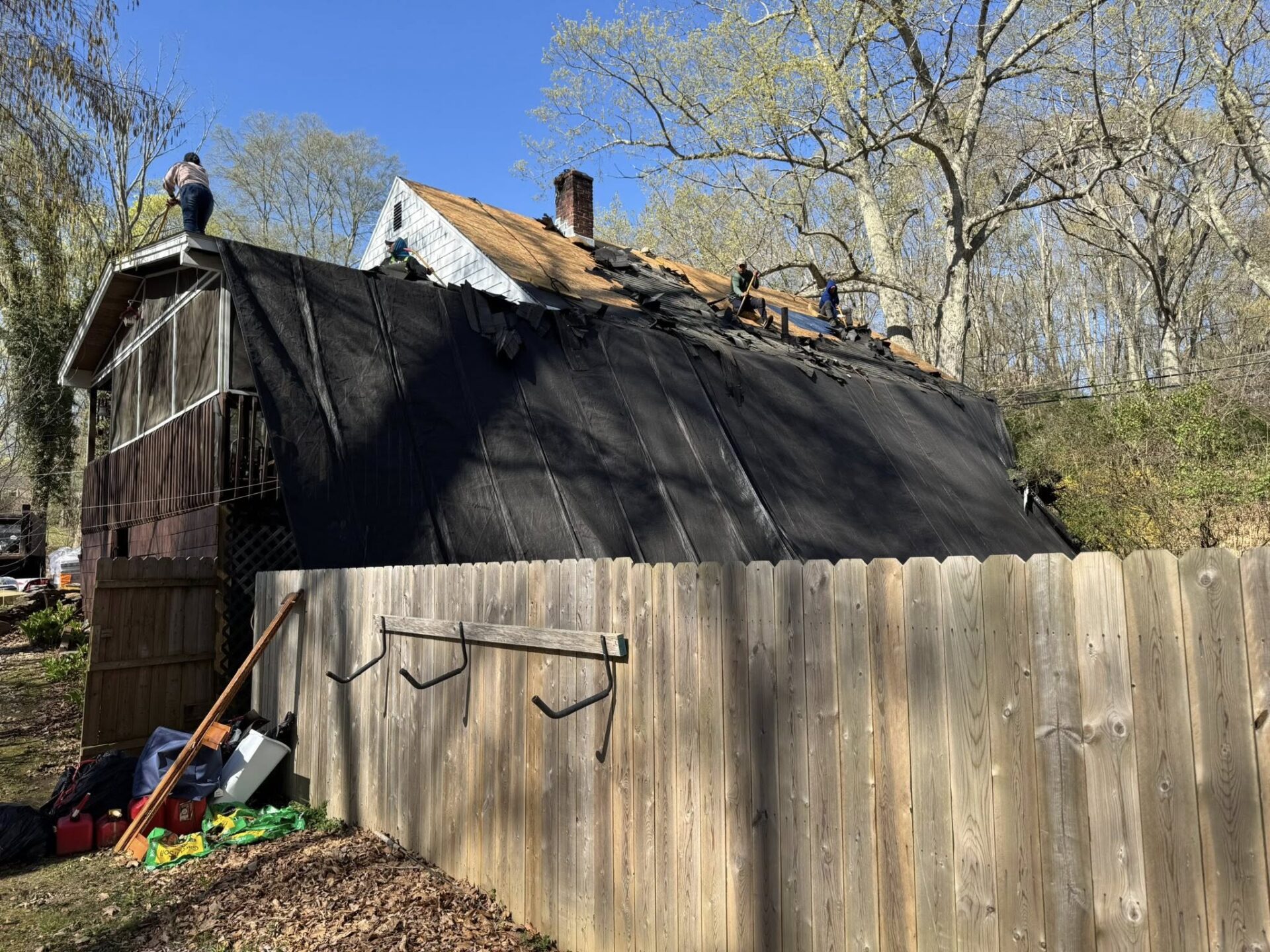Roof tear-off CT