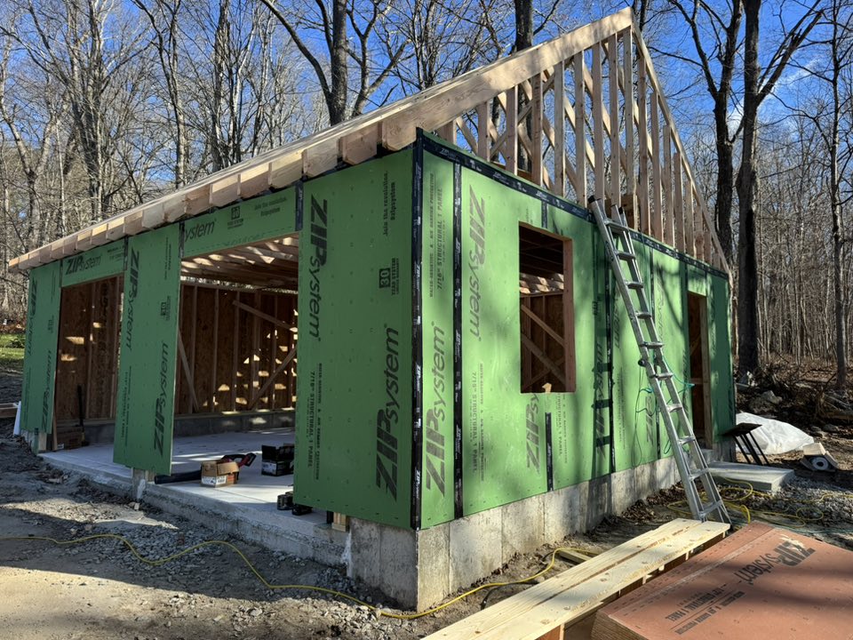 Garage Builder done by a Connecticut crew.